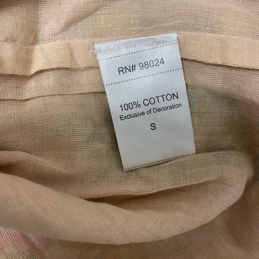 Anthropologie Women’s Size Small Love The Label Rosette Babydoll Top - Picture 11 of 11